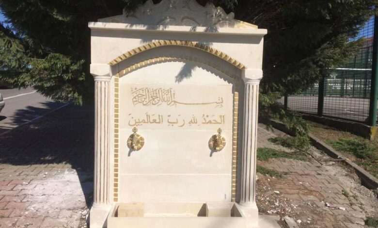 Kocaeli doğal taş hayrat çeşme imalatları